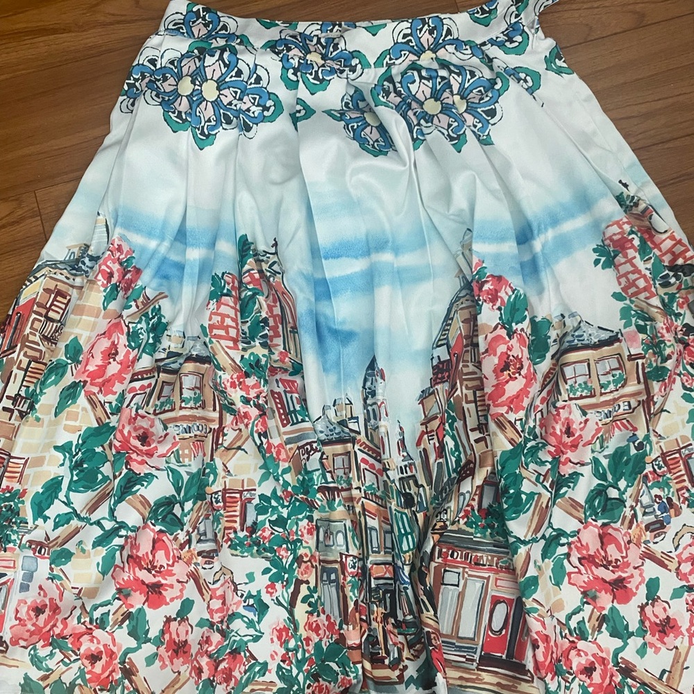 Boston Proper silk skirt